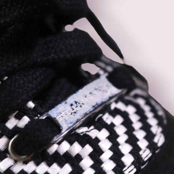 Stella Mccartney Sneakers Macy Lace Up Athletic Wedge Espadrilles Shoes Size 38 - Picture 9 of 12